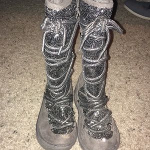 Sparkly winter boots